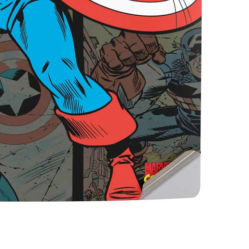 Marvel Classic Comics Captain America Vintage PS5 Digital Edition Console Skin